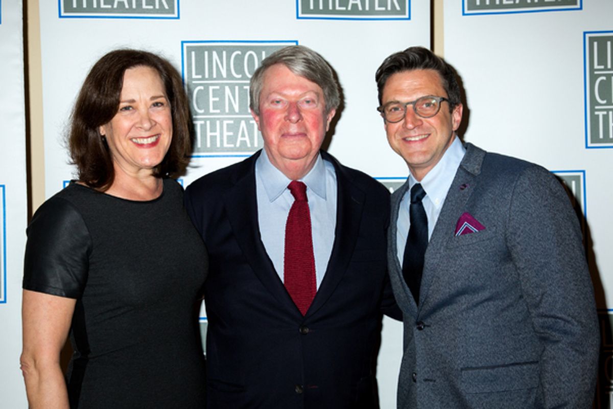 Karen Ziemba, Andre Bishop, Raul Esparza at 