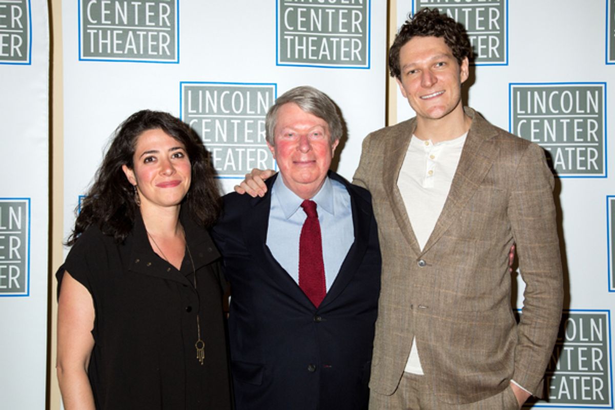 Rachel Chavkin, Andre Bishop, Gabriel Ebert at 