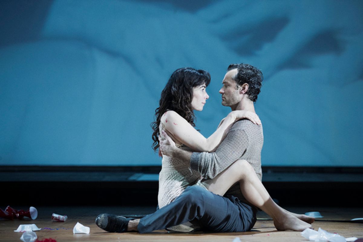 Halina Reijn and Jude Law at 