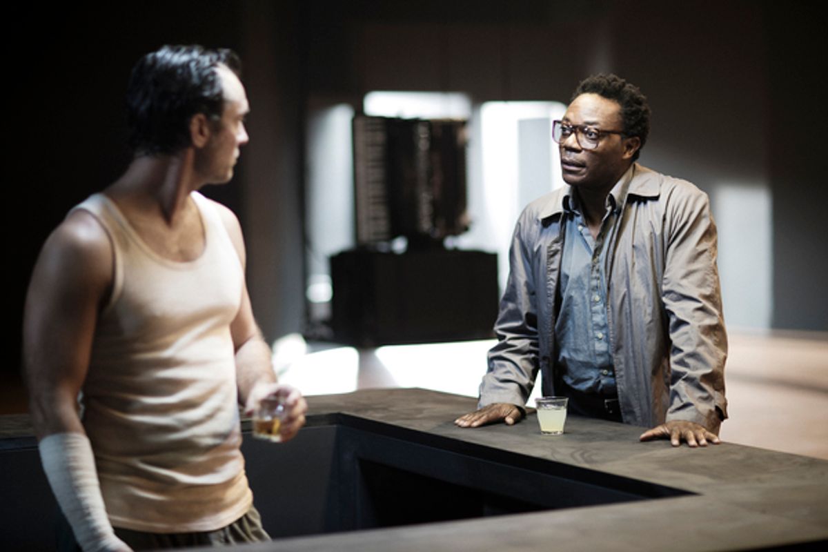 Jude Law and Chukwudi Iwuji at 