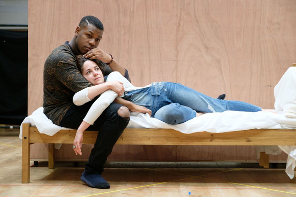 John Boyega and Sarah Greene at 