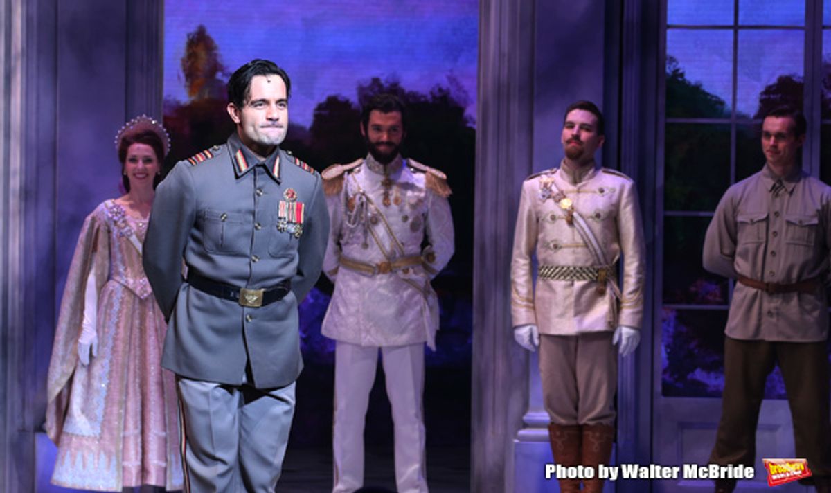 Ramin Karimloo and cast at 