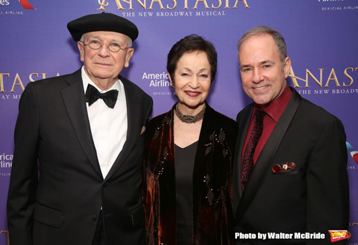 Terrence McNally, Lynn Ahrens & Stephen Flaherty at 
