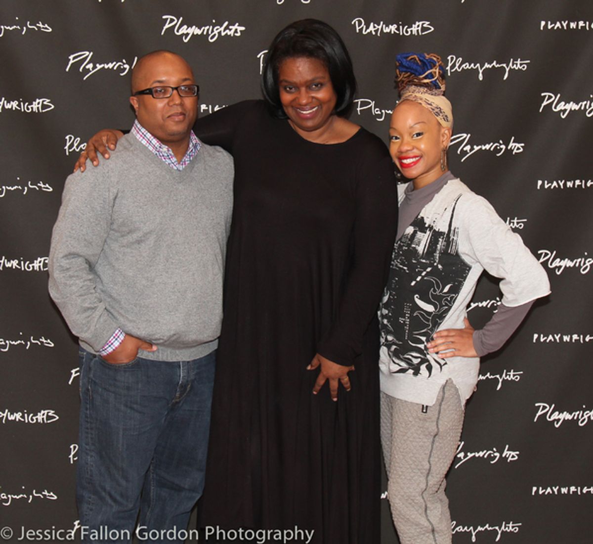 Robert O'Hara, Kirsten Childs and Camille A. Brown at 