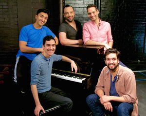 Nikhil Saboo, Osh Ghanimah, Jonathan Raviv, Deven Kolluri, Troy Iwata @ BroadwayWorld Nikhil Saboo, Osh Ghanimah, Jonathan Raviv, Deven Kolluri, Troy Iwata Photo