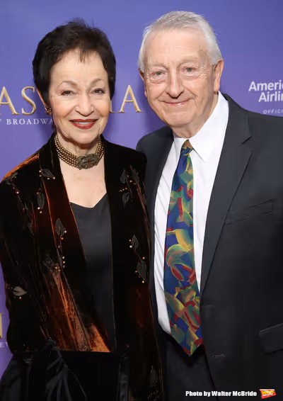 Lynn Ahrens and husband Photo