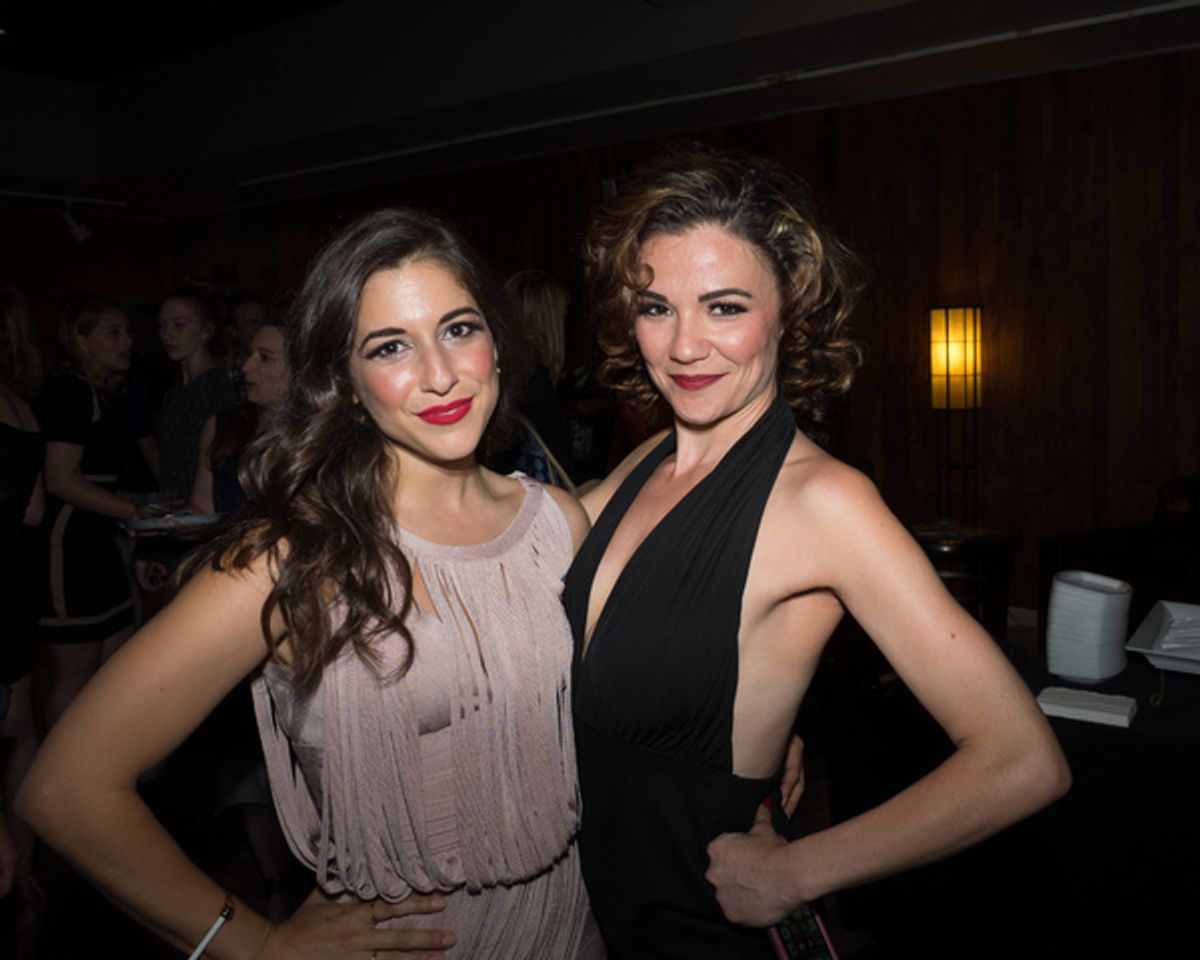 Marlene Martinez and April Henry at 