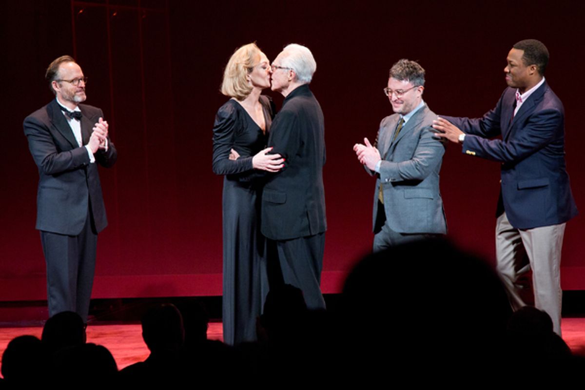 John Benjamin Hickey, Allison Janney, John Guare, Trip Cullman, Corey Hawkins at 