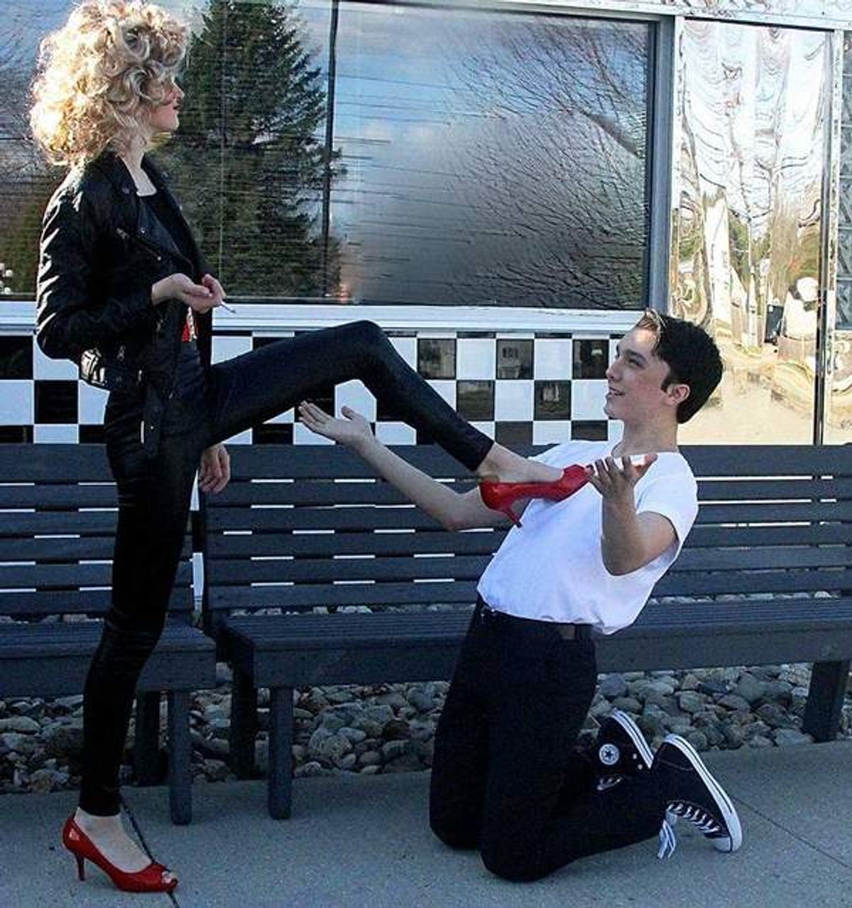 Hallie Scammell and Samuel Laro at 