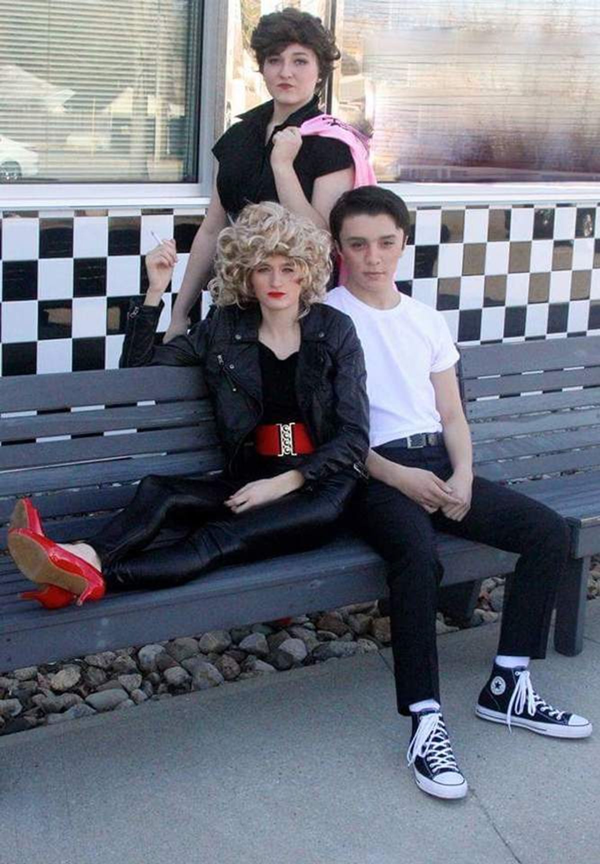 Elizabeth Hobbs, Samuel Laro, and Hallie Scammell at 