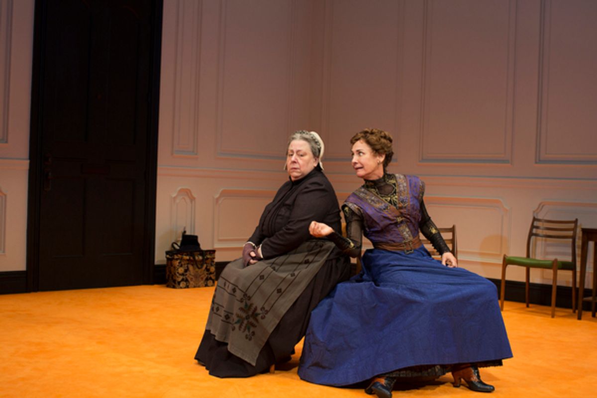 Jayne Houdyshell and Laurie Metcalf  at 
