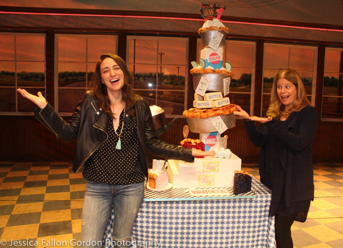 Sara Bareilles and Jessie Nelson at 