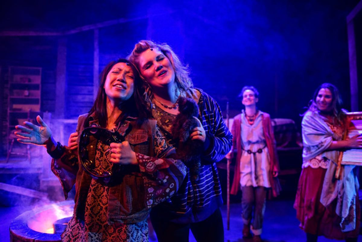 Foline Roos, Britain Gebhardt, Maeghan Looney and Demi Zaino at 