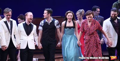 Corey Cott, Laura Osnes, Beth Leavel and cast Photo