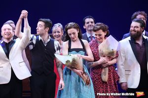 Corey Cott, Laura Osnes, Beth Leavel and cast @ BroadwayWorld Corey Cott, Laura Osnes, Beth Leavel and cast Photo