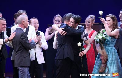 Richard Oberacker, Robert Taylor, Corey Cott, Laura Osnes  and cast Photo