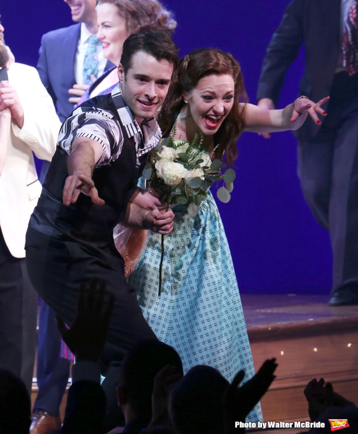 Corey Cott and Laura Osnes at 