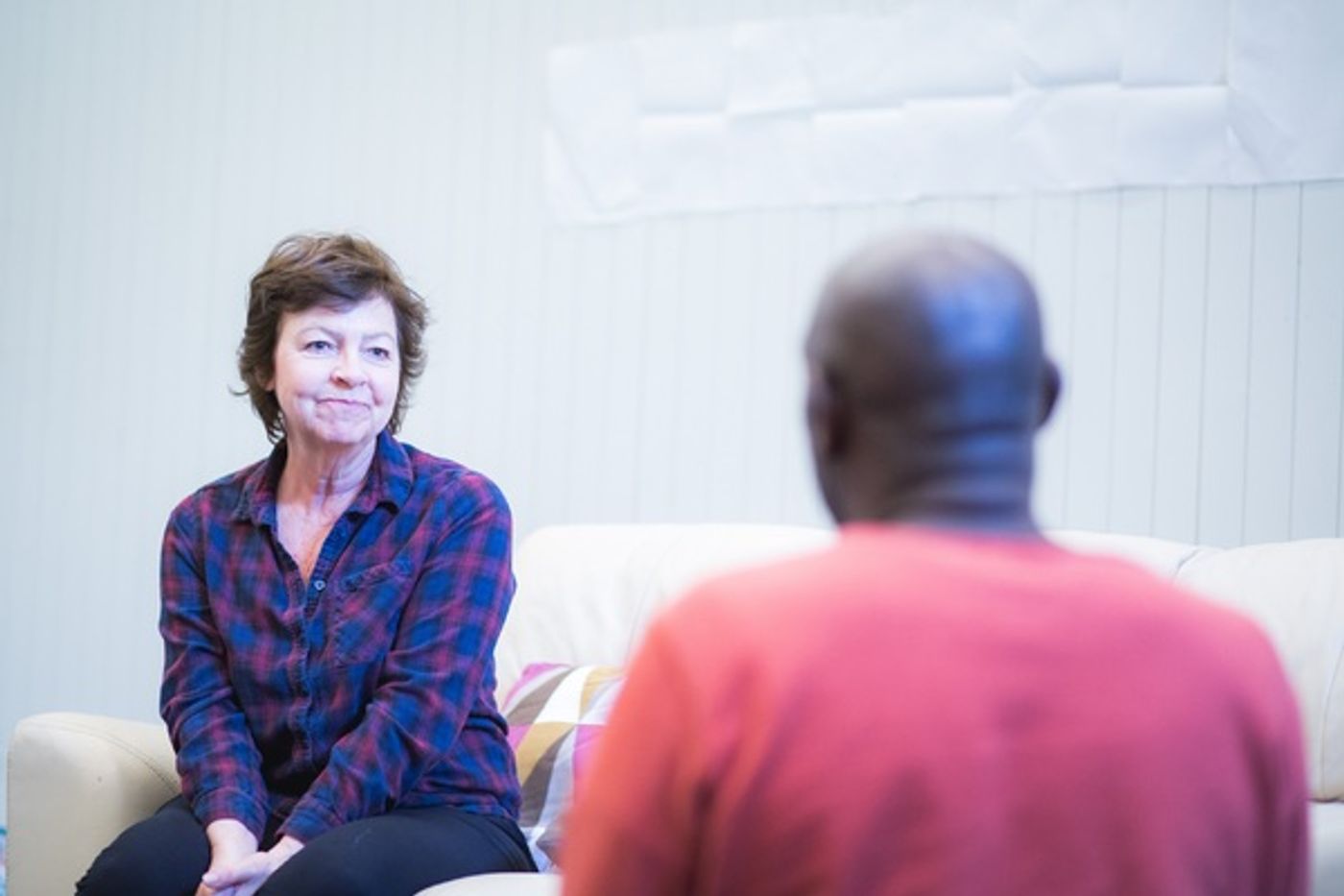 Photo Flash: In Rehearsals for WHILE WE'RE HERE at Bush Theatre Photo Flash: In Rehearsals for WHILE WE'RE HERE at Bush Theatre Image