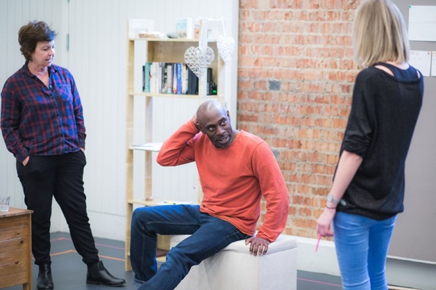 Photo Flash: In Rehearsals for WHILE WE'RE HERE at Bush Theatre Photo Flash: In Rehearsals for WHILE WE'RE HERE at Bush Theatre Image