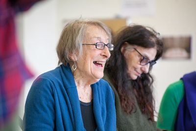 Janet Henfrey and Souad Faress Photo