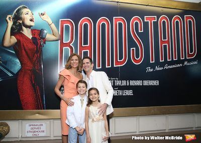 Elly Blankenbuehler, Andy Blankenbuehler, Luca Blankenbuehler and Sofia Blankenbuehle Photo