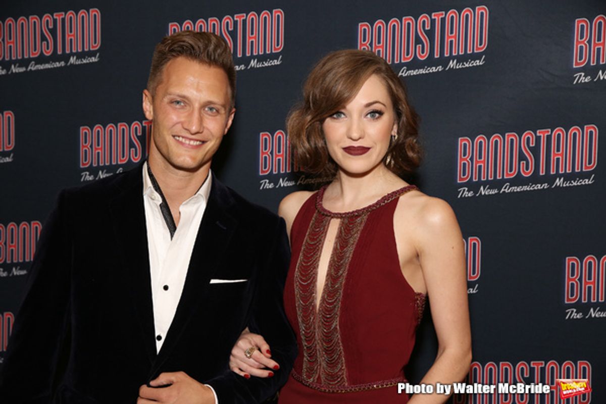 Nathan Johnson and Laura Osnes at 