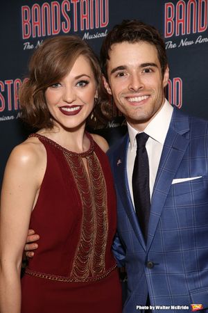 Laura Osnes and Corey Cott @ BroadwayWorld Laura Osnes and Corey Cott Photo