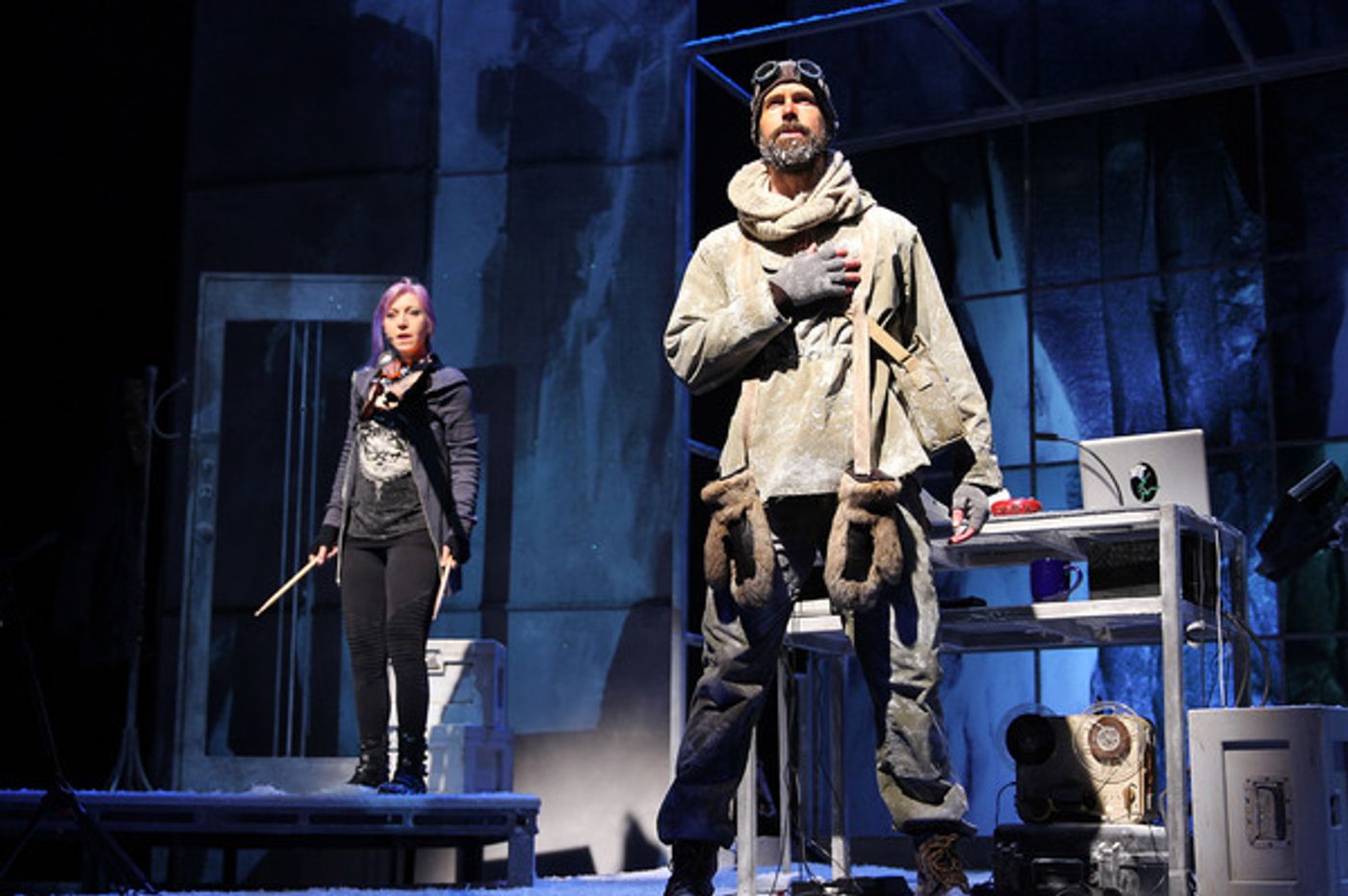 Photo Flash: First Look at Wade McCollum and Val Vigoda in ERNEST SHACKLETON LOVES ME Off-Broadway  Image