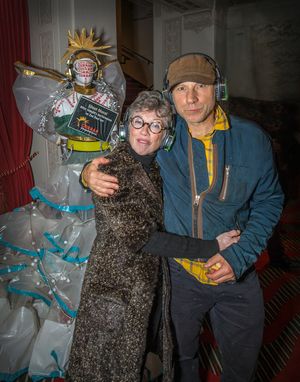 Carole Shorenstein Hays and Simon McBurney Photo