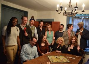 Cast of CLUE ON STAGE. Photo credit: Hope Horwitz Photo