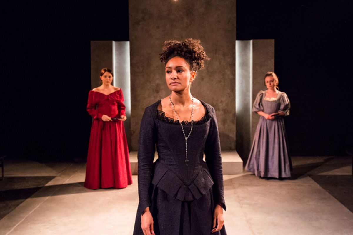 Rosie Wyatt, Natalie Simpson, and Sophia Carr-Gomm at 