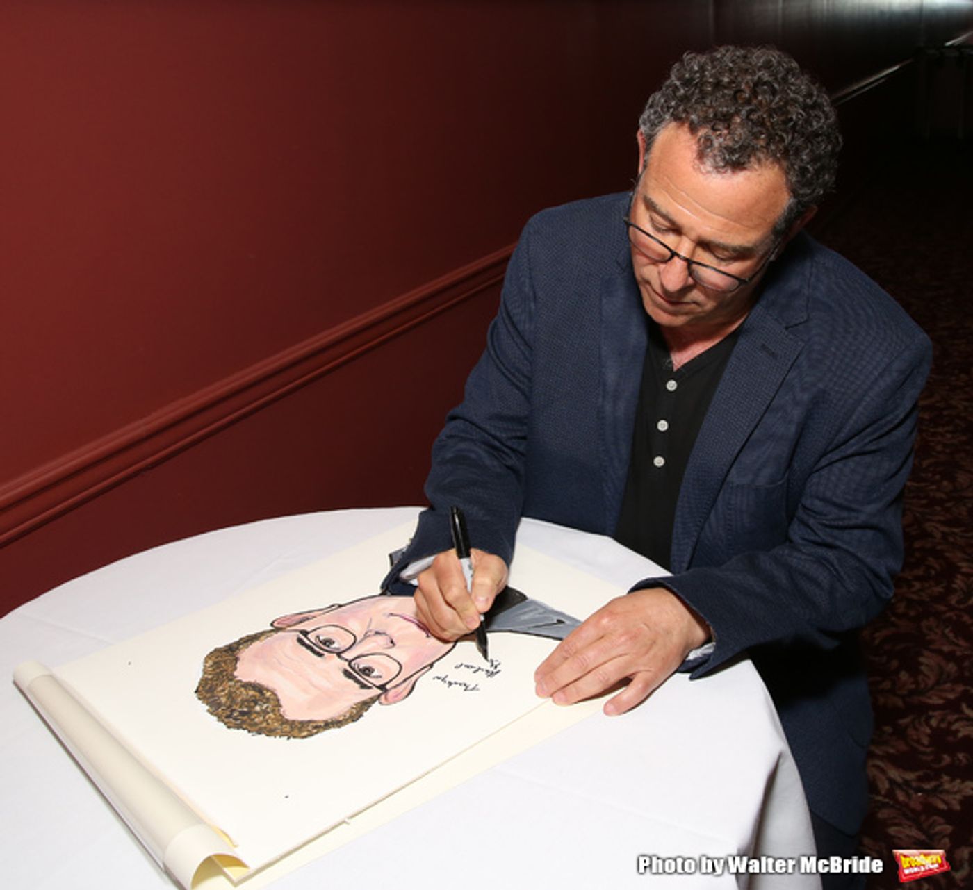 Photo Coverage: WAR PAINT & DEAR EVEN HANSEN Unite to Celebrate Michael Grief's New Sardi's Portrait!  Image