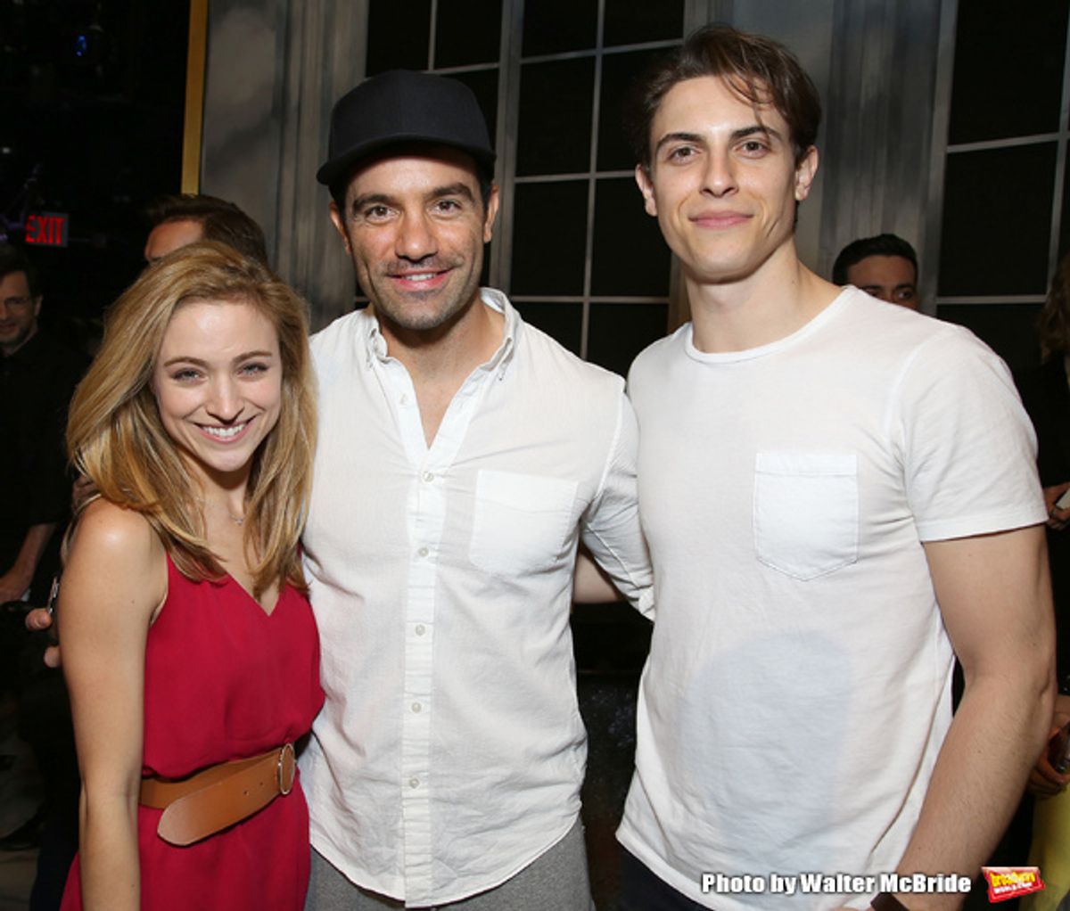 Christy Altomare, Ramin Karimloo and Derek Klena  at 