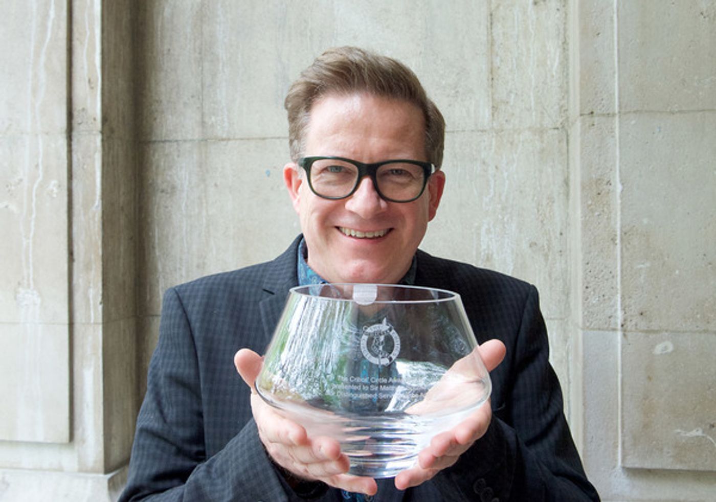 Photo Flash: Sir Matthew Bourne Receives Critics' Circle Award for Outstanding Services to the Arts  Image