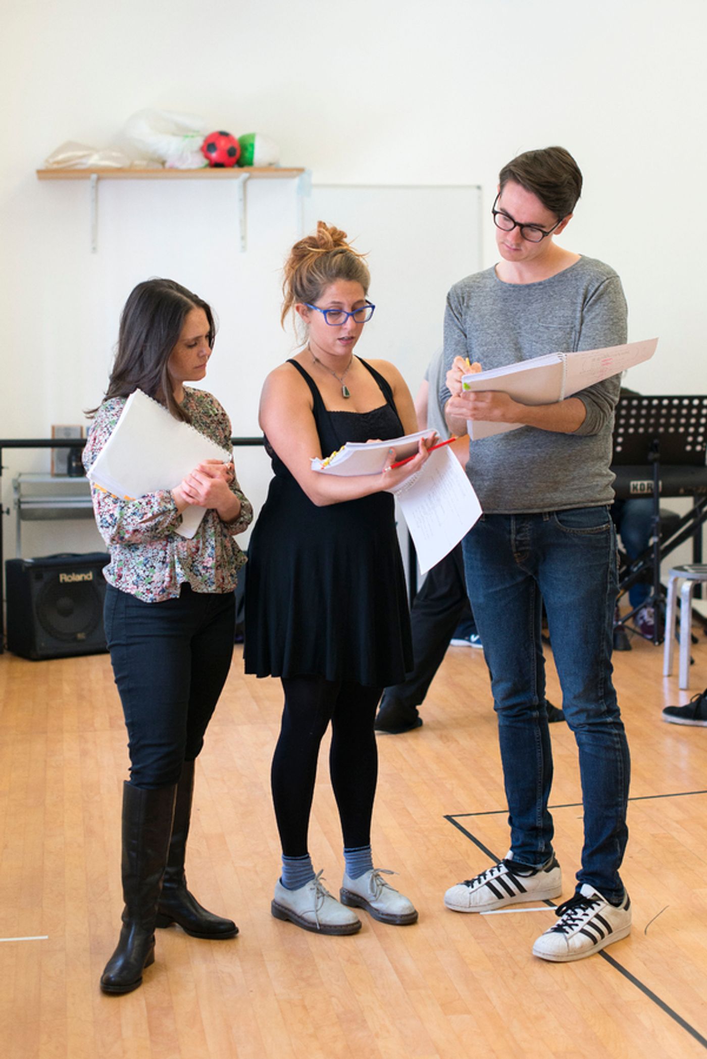 Photo Exclusive: In Rehearsal for PAPER HEARTS at Upstairs at the Gatehouse Photo Exclusive: In Rehearsal for PAPER HEARTS at Upstairs at the Gatehouse Image