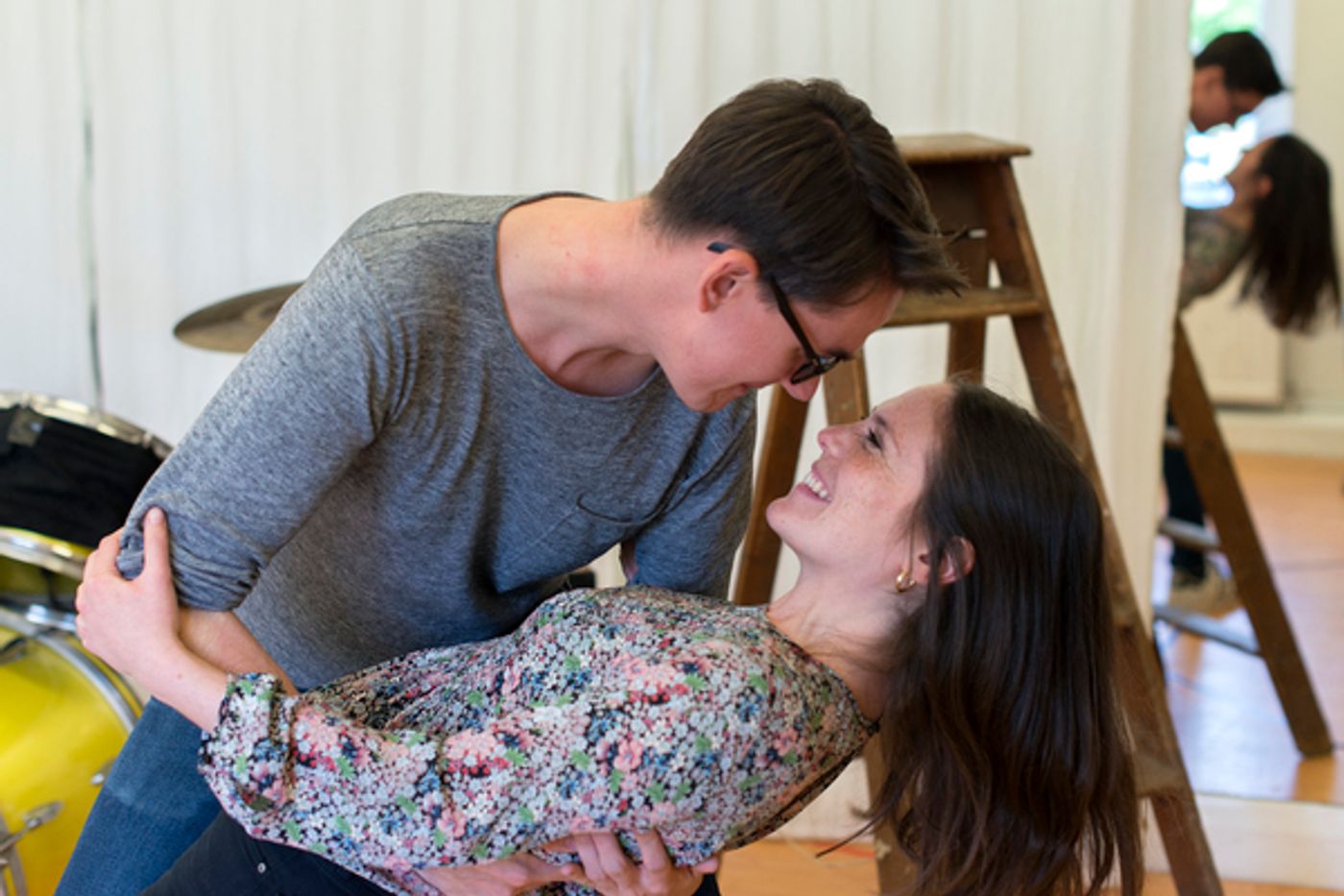 Photo Exclusive: In Rehearsal for PAPER HEARTS at Upstairs at the Gatehouse Photo Exclusive: In Rehearsal for PAPER HEARTS at Upstairs at the Gatehouse Image