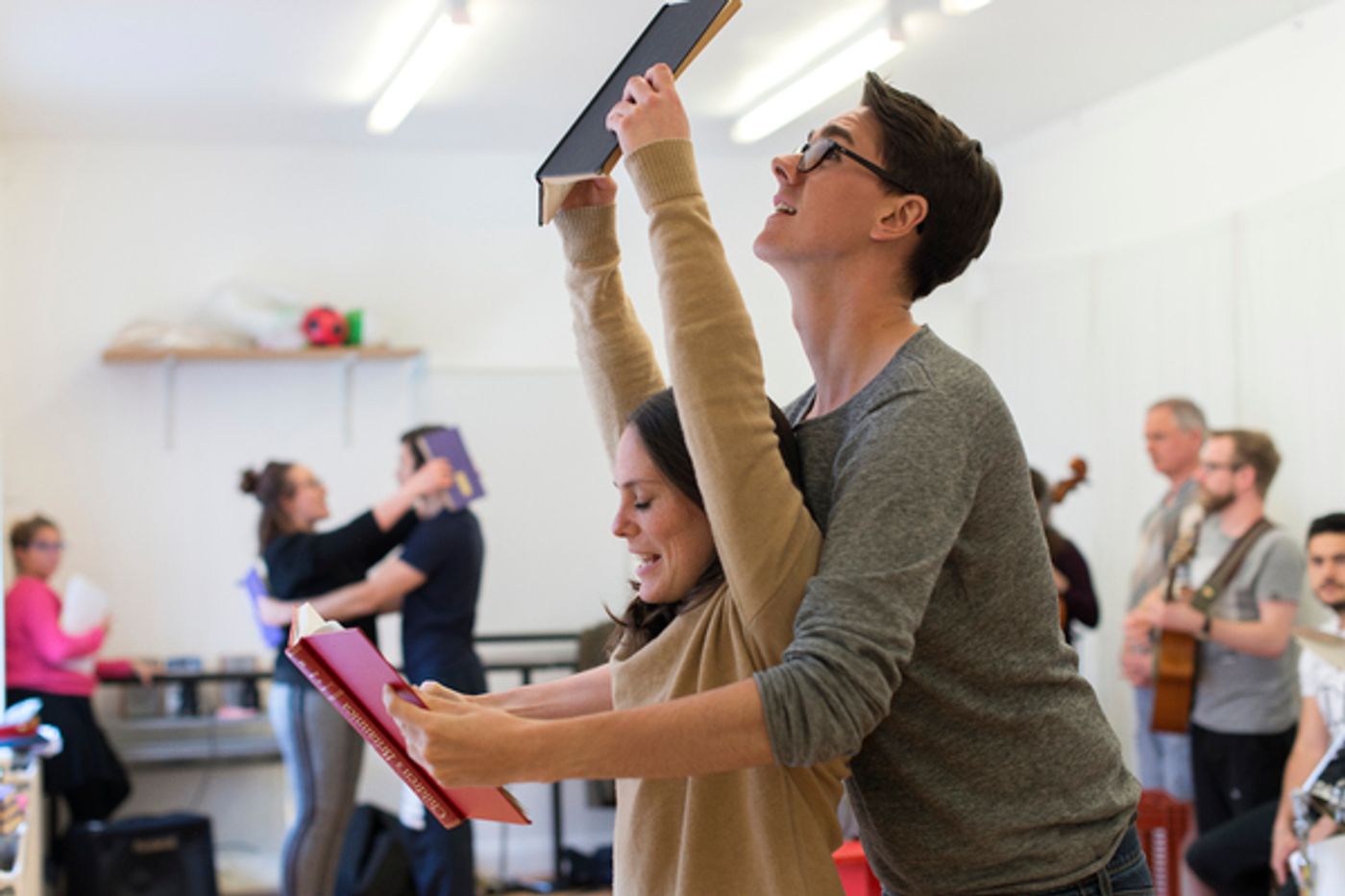 Photo Exclusive: In Rehearsal for PAPER HEARTS at Upstairs at the Gatehouse Photo Exclusive: In Rehearsal for PAPER HEARTS at Upstairs at the Gatehouse Image