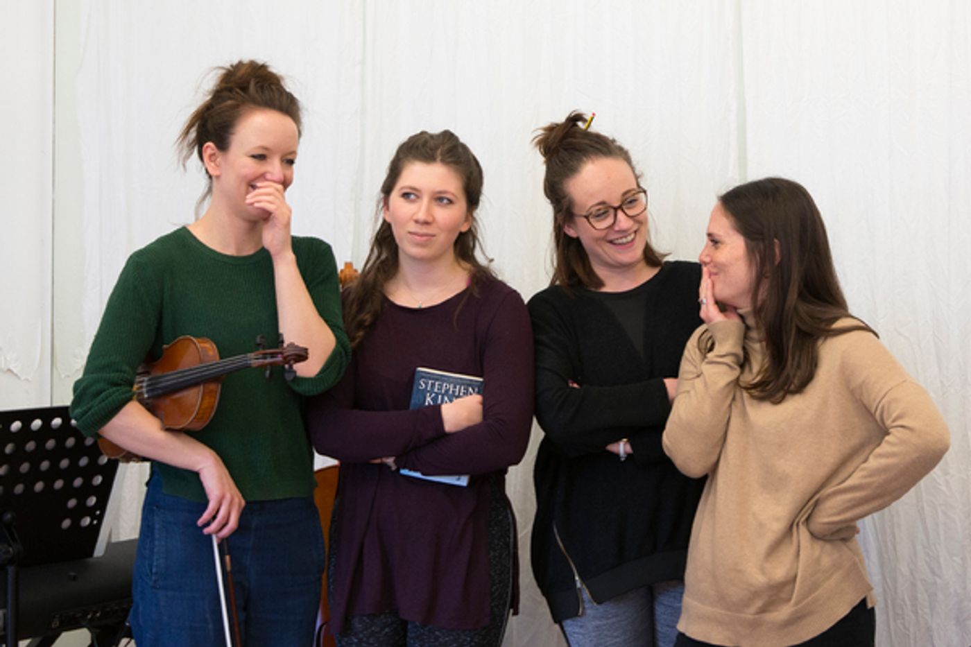 Photo Exclusive: In Rehearsal for PAPER HEARTS at Upstairs at the Gatehouse Photo Exclusive: In Rehearsal for PAPER HEARTS at Upstairs at the Gatehouse Image