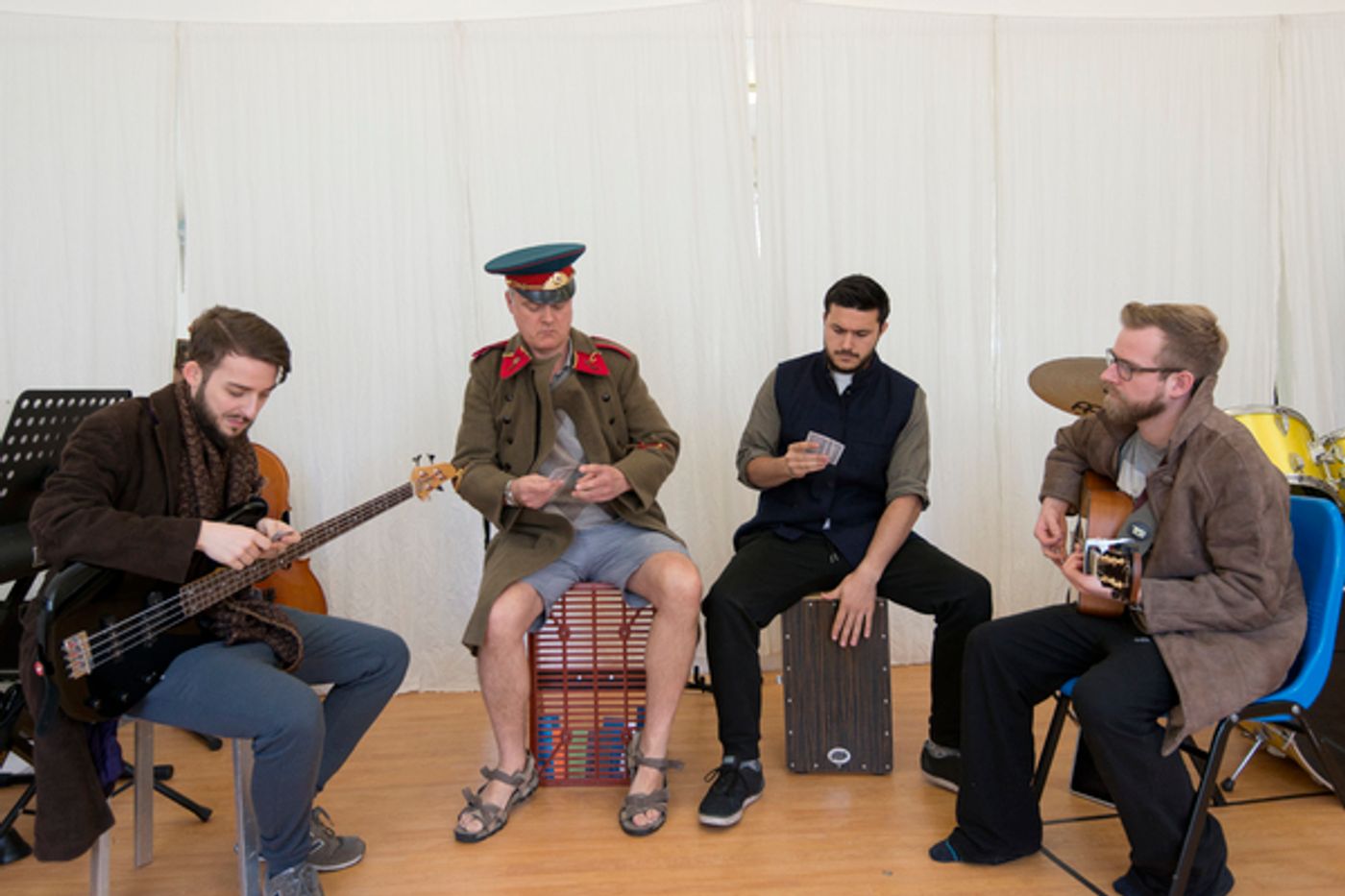 Photo Exclusive: In Rehearsal for PAPER HEARTS at Upstairs at the Gatehouse Photo Exclusive: In Rehearsal for PAPER HEARTS at Upstairs at the Gatehouse Image