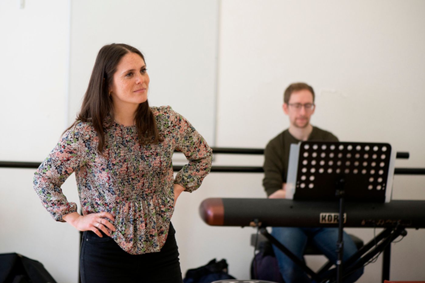 Photo Exclusive: In Rehearsal for PAPER HEARTS at Upstairs at the Gatehouse Photo Exclusive: In Rehearsal for PAPER HEARTS at Upstairs at the Gatehouse Image