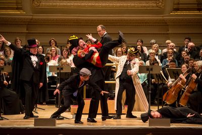 Jonathan Freeman, Jeffrey Schecter, Chris Sullivan, Christopher Fitzgerald, Michael K Photo