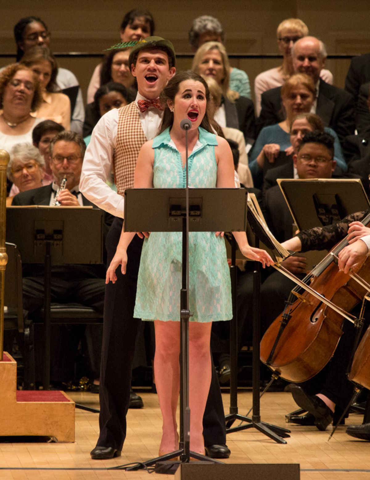 Jay Armstrong Johnson and Lauren Worsham at 