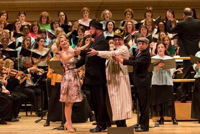 Kelli O'Hara, Chris Sullivan, Michael Kostroff and  Jeffrey Schecter Photo