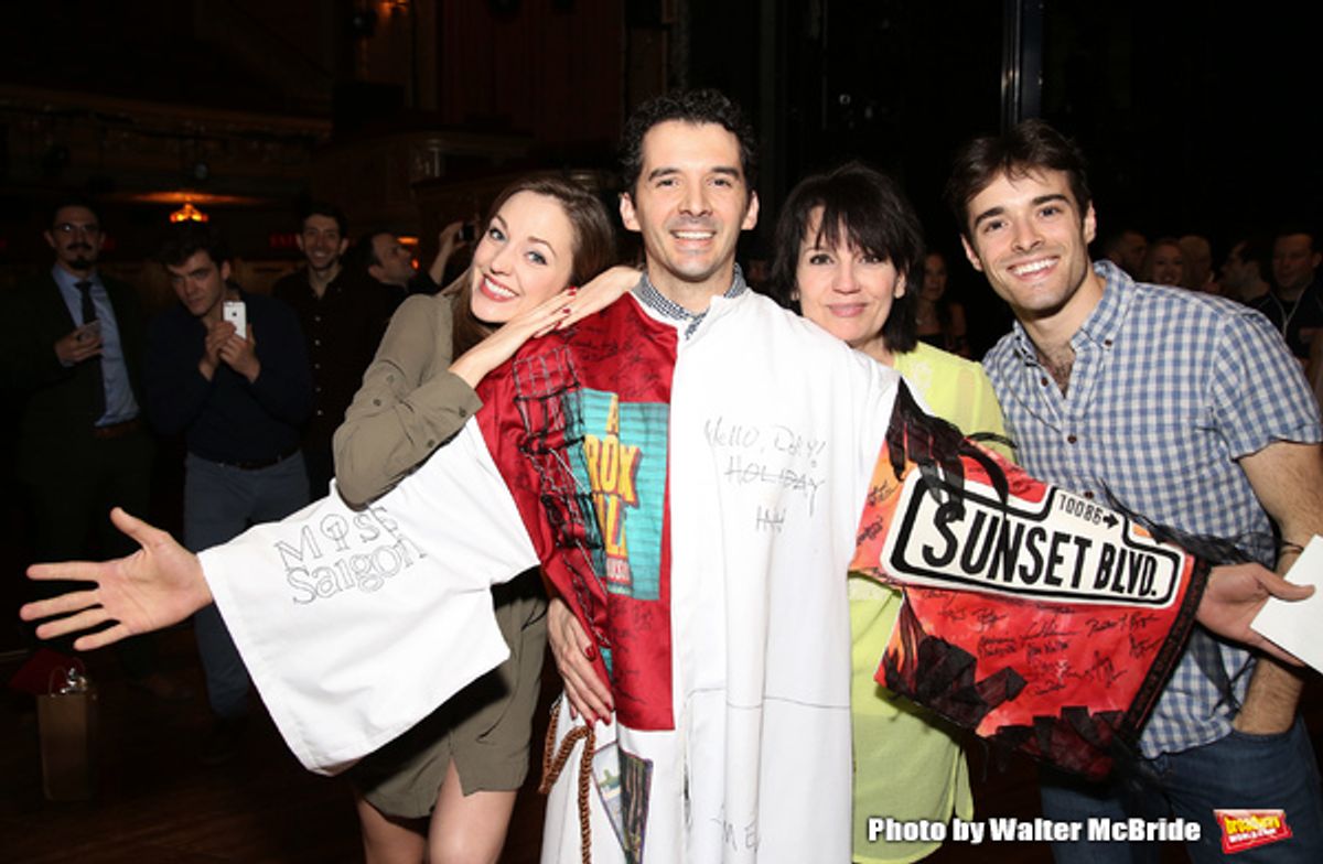 Laura Osnes, Kevin Worley, Beth Leavel and Corey Cott at 