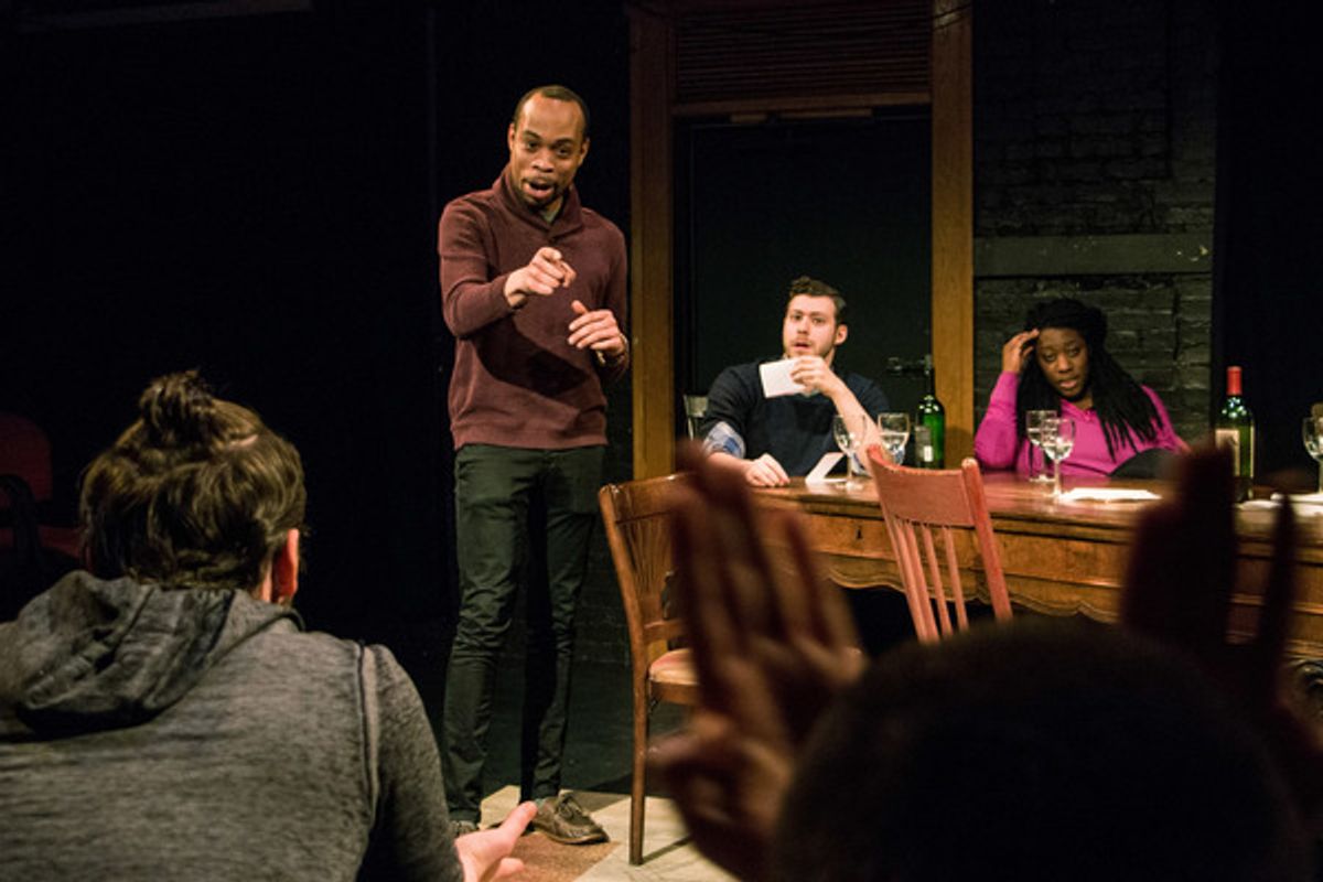 Johnard Washington, David Weiss and Echaka Agba at 