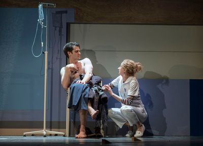 Andrew Garfield and Amanda Lawrence Photo