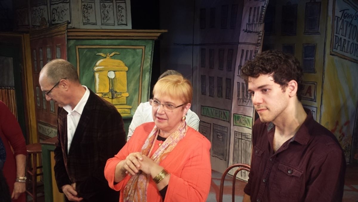 Dan Martin, Lidia Bastianich, David Spadora at 