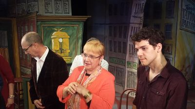Dan Martin, Lidia Bastianich, David Spadora Photo