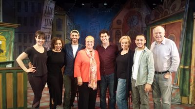 Morgan Cowling, Claire Saunders, Jesse Manocherian, Lidia Bastianich,
David Spadora, Photo