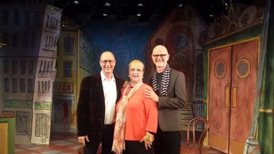 Dan Martin, Lidia Bastianich, Michael Biello Photo